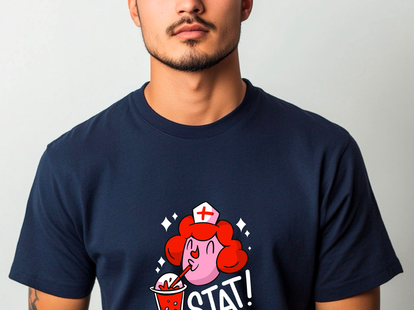 Funny Nurse Shirt, Boba Tea Lover Tee, Bubble Tea Gift T-Shirt for Nurses, Cute Medical Worker Tee, Nursing Life Shirt