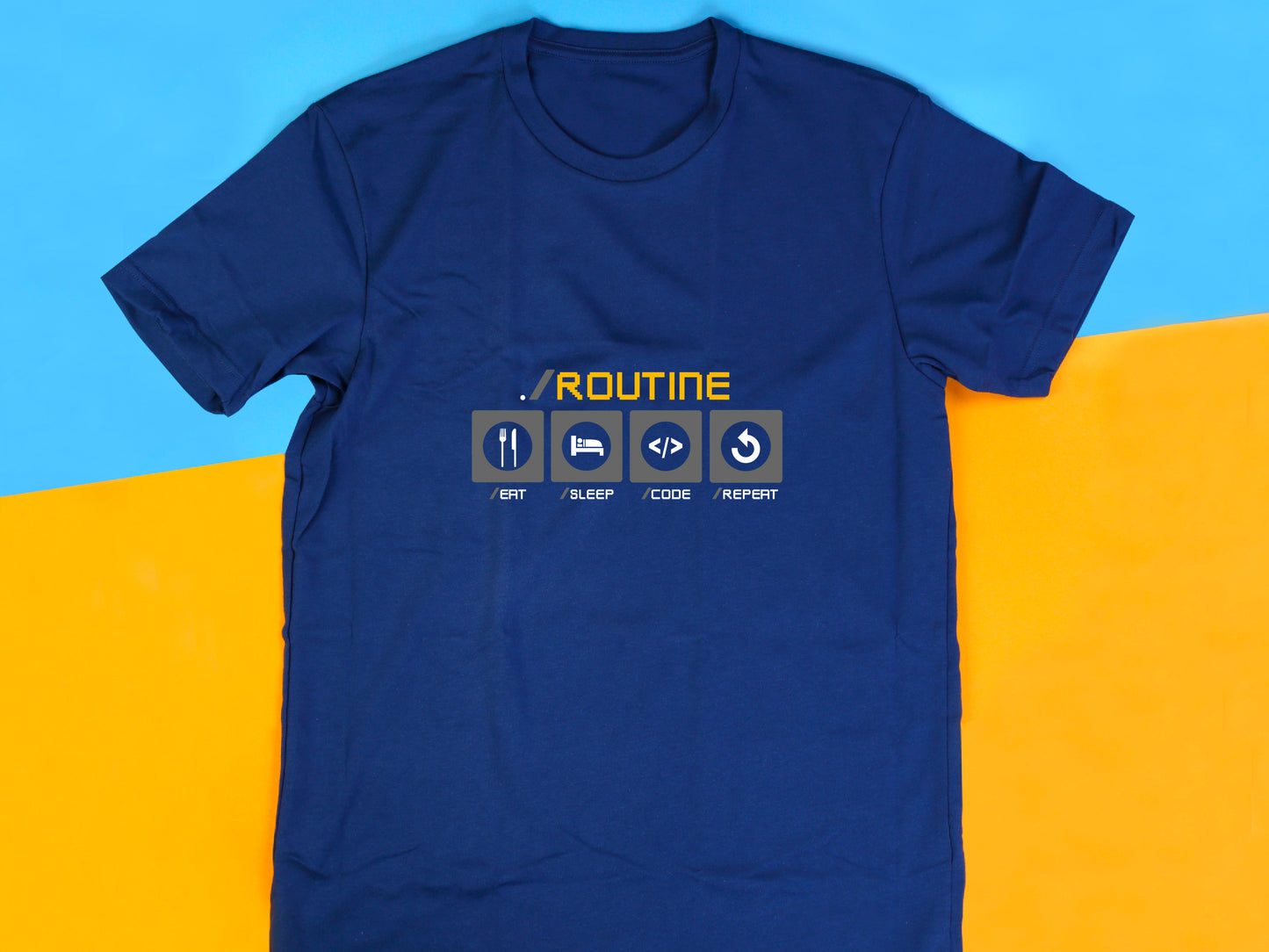 Developer Routine Shirt, Eat Sleep Code Repeat Tee, Funny Programmer T-Shirt, Software Engineer Gift, Coding Unisex Shirt