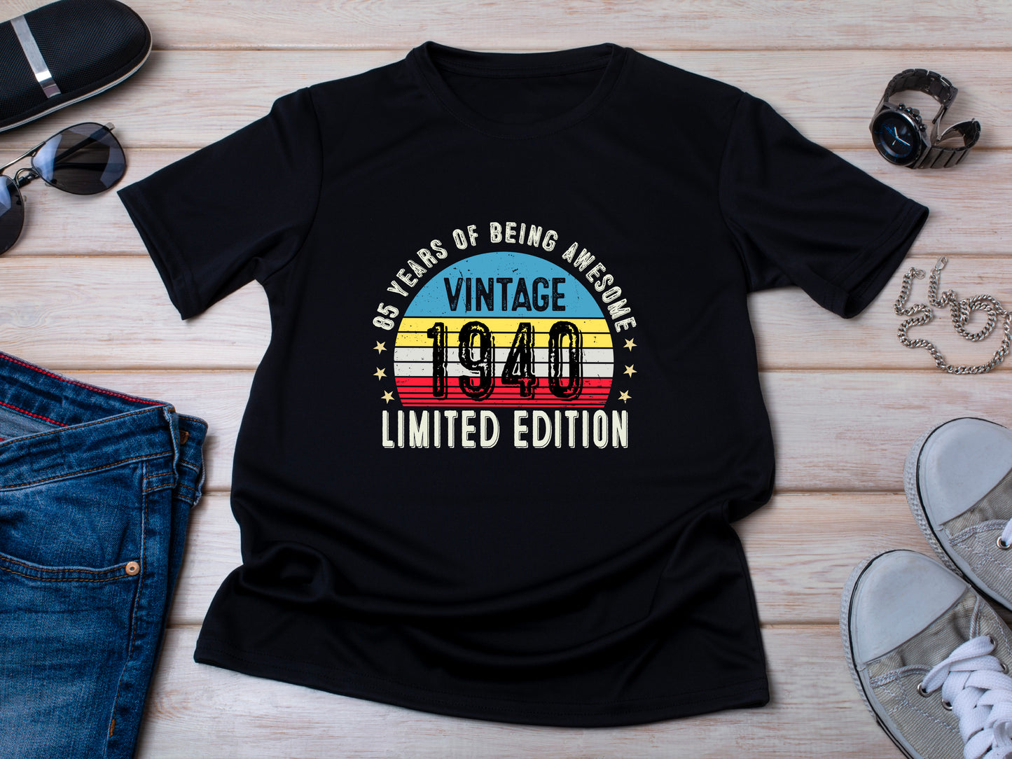 1940 85th Birthday T-Shirt | Funny 85th Gifts for Him, Gifts for Him | Classic 85th T-Shirt for Men
