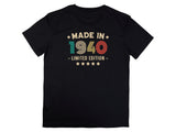 85th Birthday T-Shirt | Vintage 1940 Limited Edition | Funny 85th Gift for Men | Classic 85th Shirt for Him