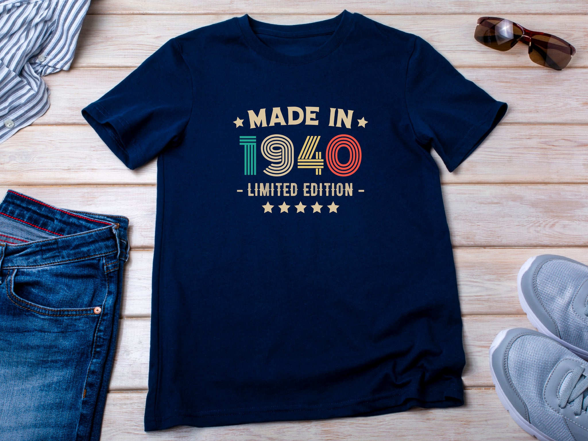 85th Birthday T-Shirt | Vintage 1940 Limited Edition | Funny 85th Gift for Men | Classic 85th Shirt for Him