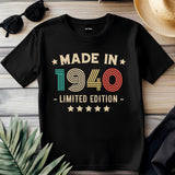 85th Birthday T-Shirt | Vintage 1940 Limited Edition | Funny 85th Gift for Men | Classic 85th Shirt for Him