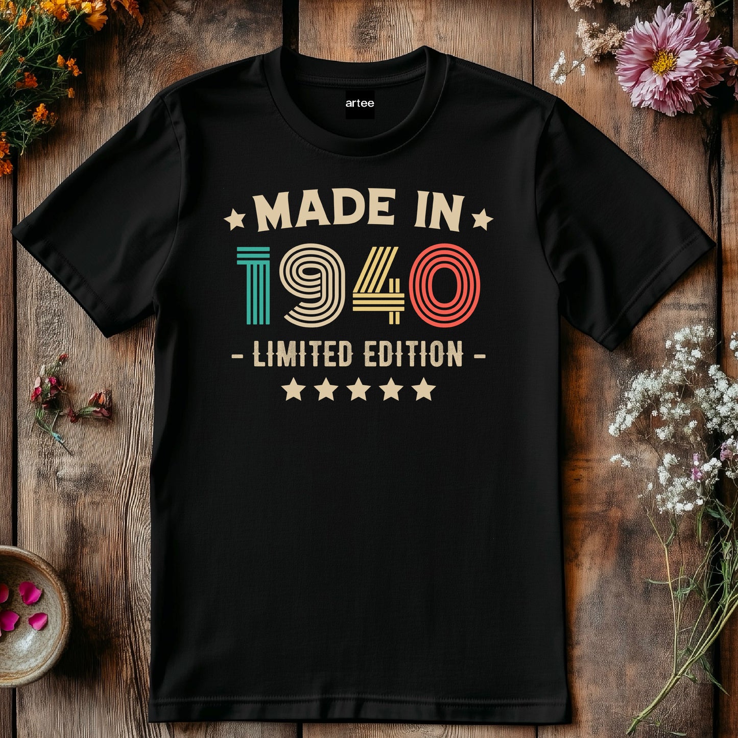 85th Birthday T-Shirt | Vintage 1940 Limited Edition | Funny 85th Gift for Men | Classic 85th Shirt for Him