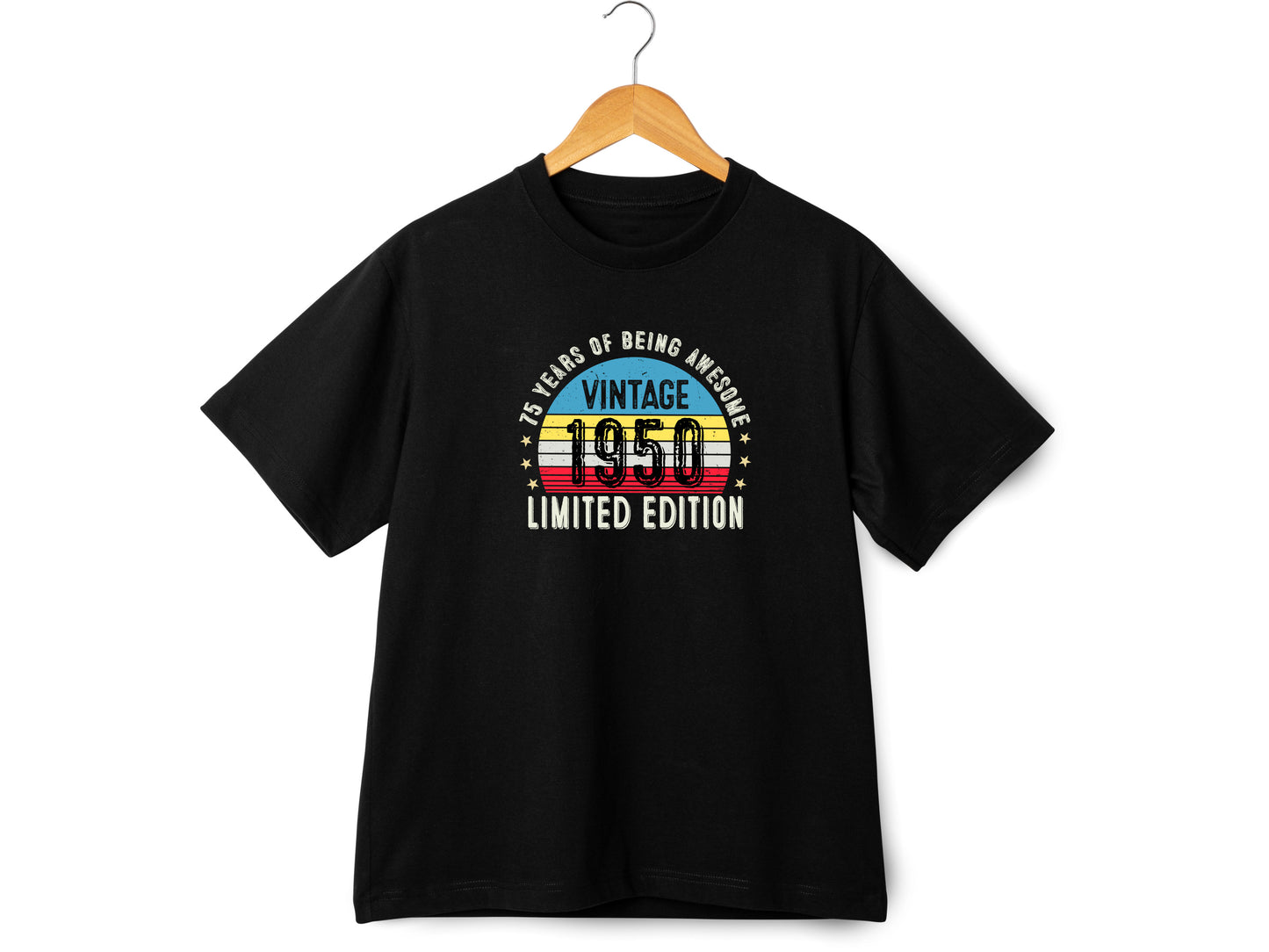 1950 75th Birthday T-Shirt | Funny 75th Gifts for Him, Gifts for Him | Classic 75th T-Shirt for Men
