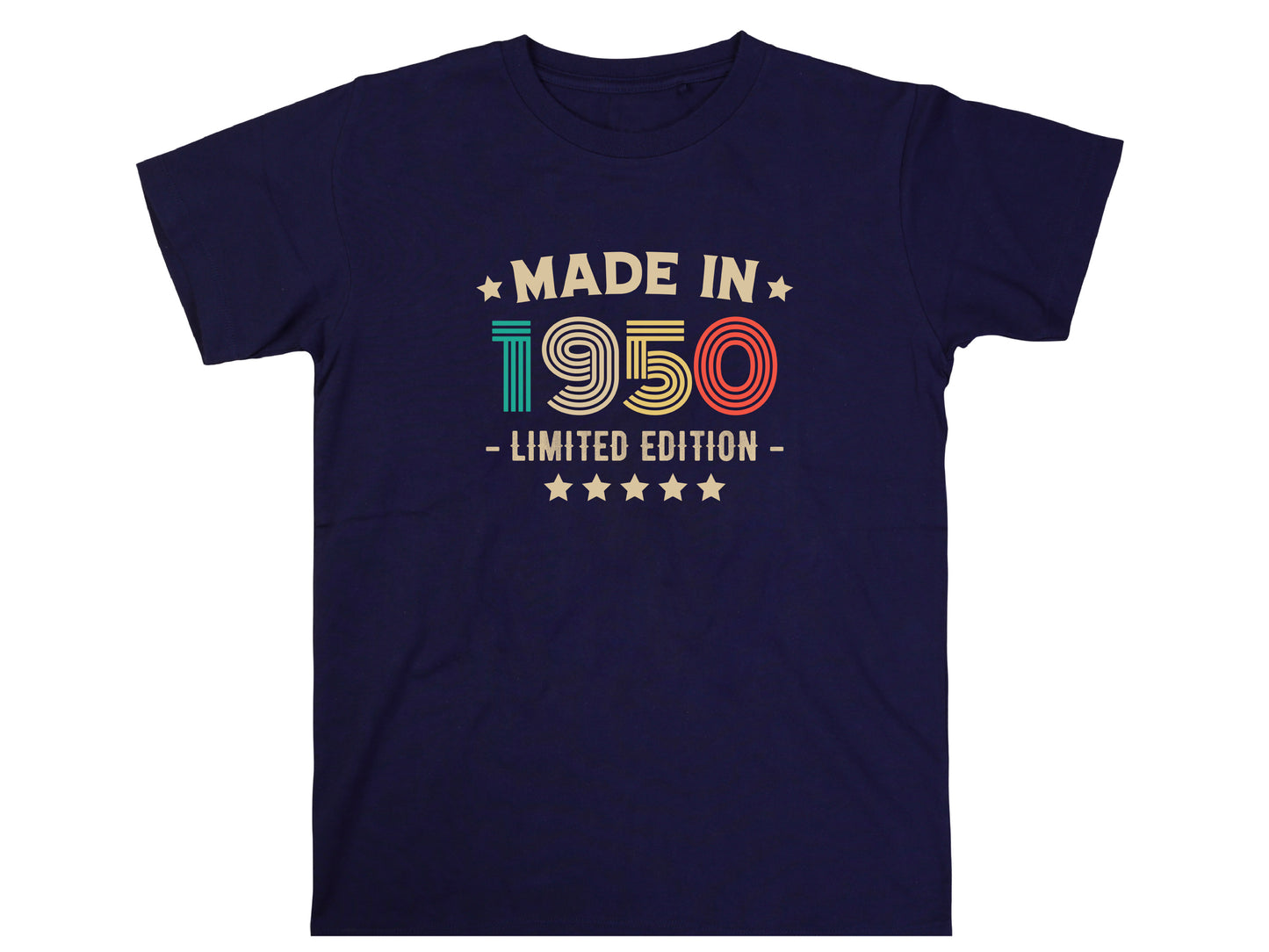75th Birthday T-Shirt | Vintage 1950 Limited Edition | Funny 75th Gift for Men | Classic 75th Shirt for Him