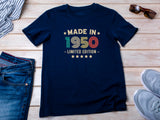 75th Birthday T-Shirt | Vintage 1950 Limited Edition | Funny 75th Gift for Men | Classic 75th Shirt for Him