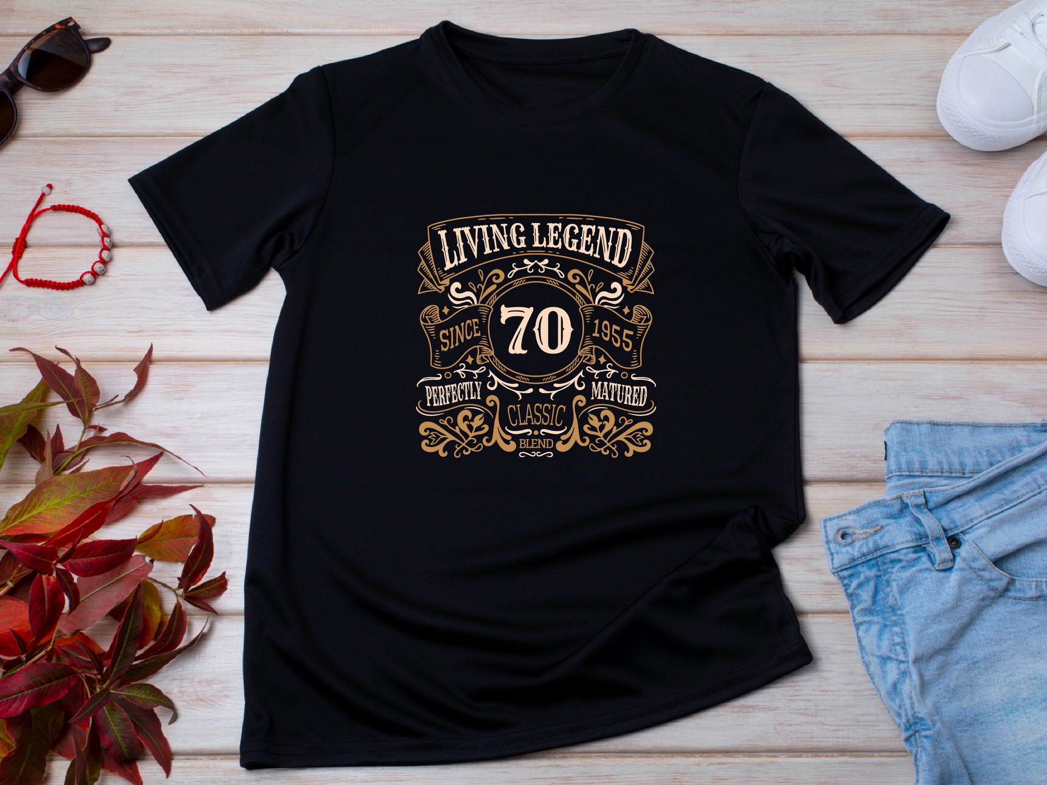 Epic Legend 1955 T-Shirt | 70th Birthday Gift for Dad | Funny 70th Gift | Born a Legend | 70th Gifts for Him