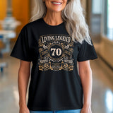 Living Legend 1955 - 70th Birthday T-Shirt, Perfectly Matured Classic Blend, Funny 70th Gift for Dad, 70th Gifts for Men, 70th T-Shirt