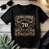 Living Legend 1955 - 70th Birthday T-Shirt, Perfectly Matured Classic Blend, Funny 70th Gift for Dad, 70th Gifts for Men, 70th T-Shirt