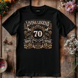 Living Legend 1955 - 70th Birthday T-Shirt, Perfectly Matured Classic Blend, Funny 70th Gift for Dad, 70th Gifts for Men, 70th T-Shirt