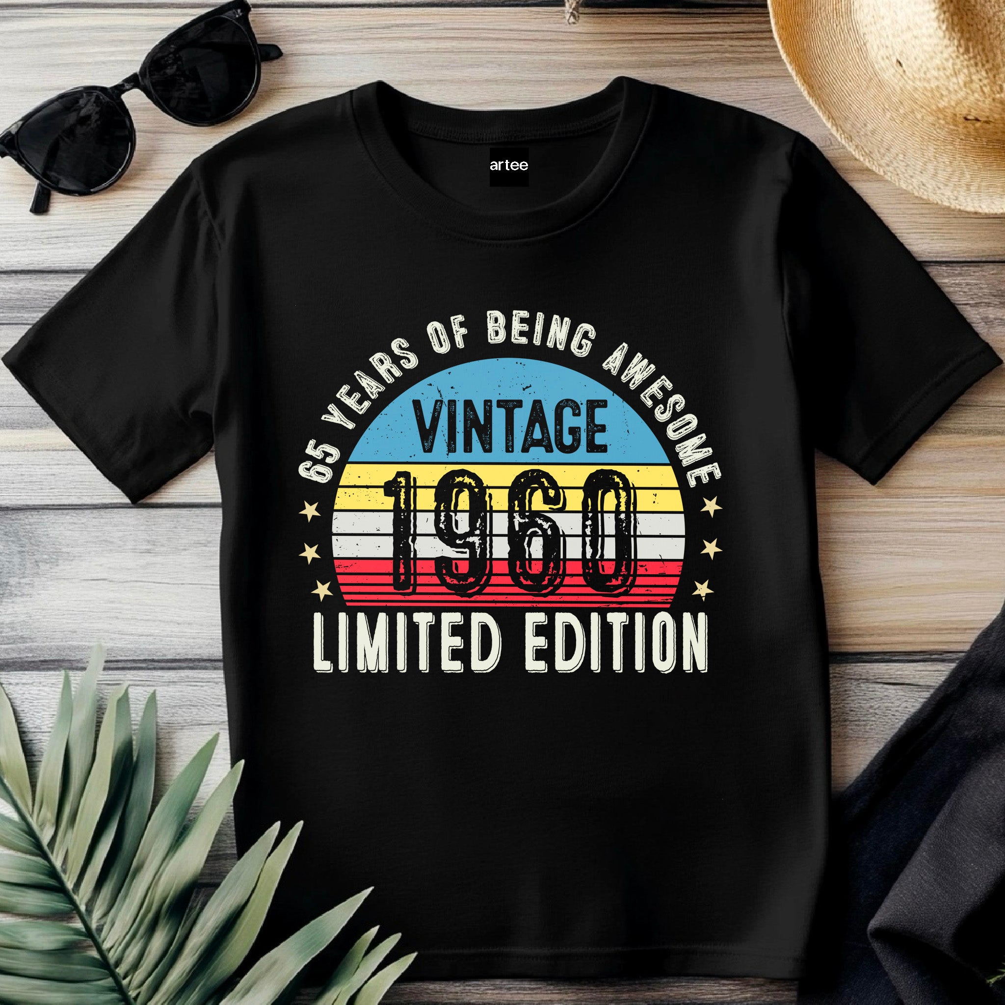 1960 65th Birthday T-Shirt | Funny 65th Gifts for Him, Gifts for Him | Classic 65th T-Shirt for Men