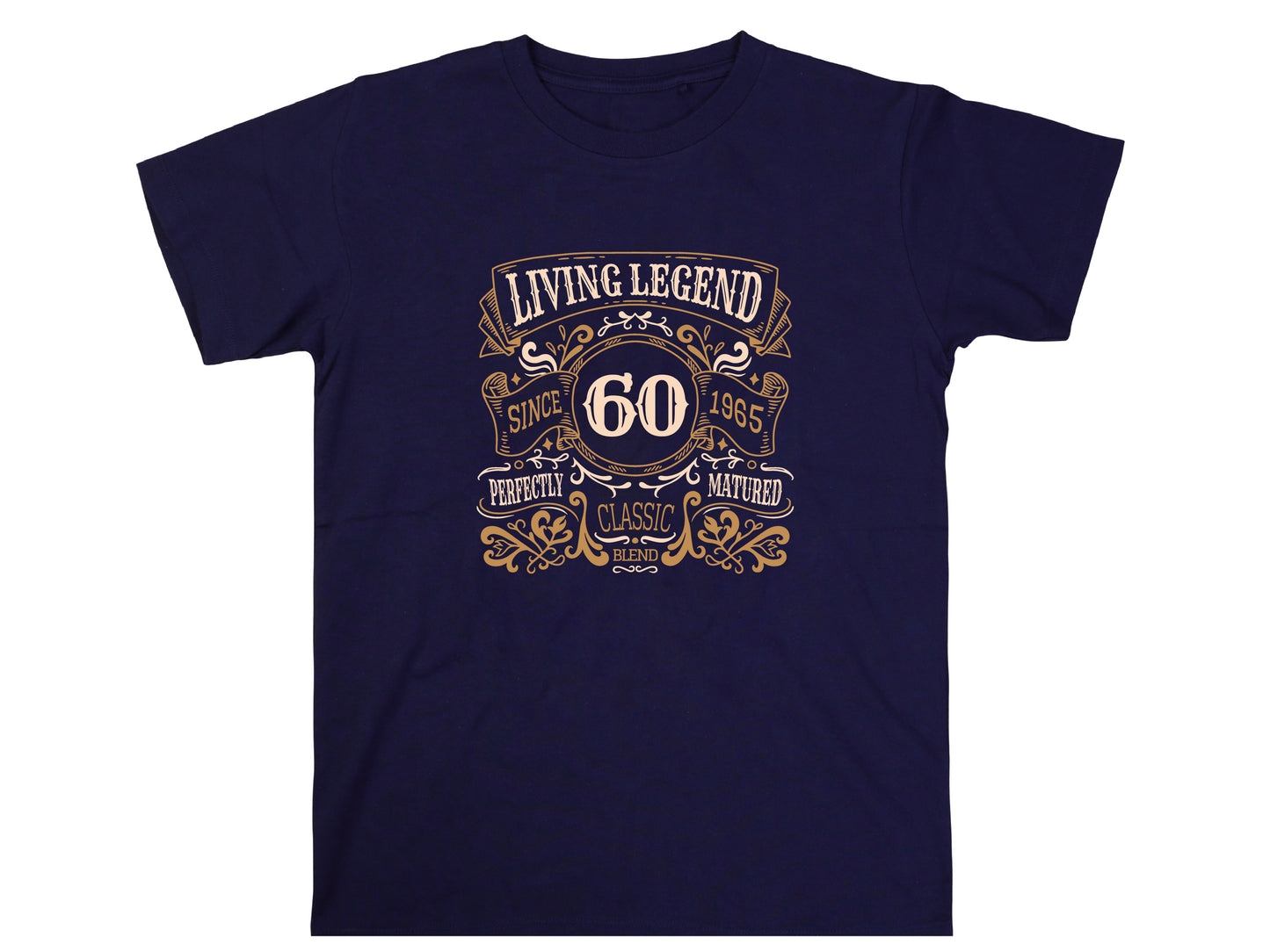 Living Legend 1965 - 60th Birthday T-Shirt, Perfectly Matured Classic Blend, Funny 60th Gift for Dad, 60th Gifts for Men, 60th T-Shirt