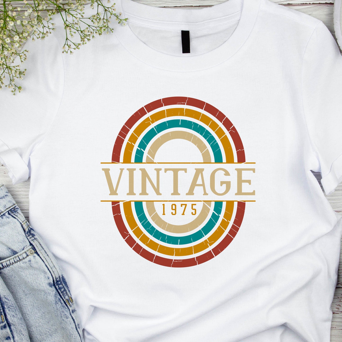 1975 Vintage Quote T-Shirt, PR-ET, 50th Birthday Gift for Men, Funny 50th T-Shirt for Dad