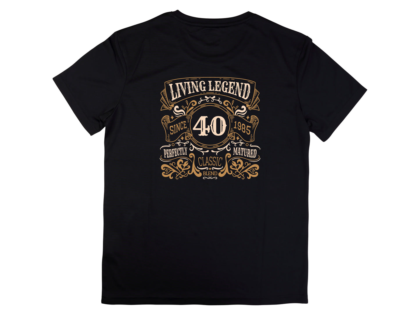 Living Legend 1985 - 40th Birthday T-Shirt, Perfectly Matured Classic Blend, Funny 40th Gift for Dad, 40th Gifts for Men, 40th T-Shirt
