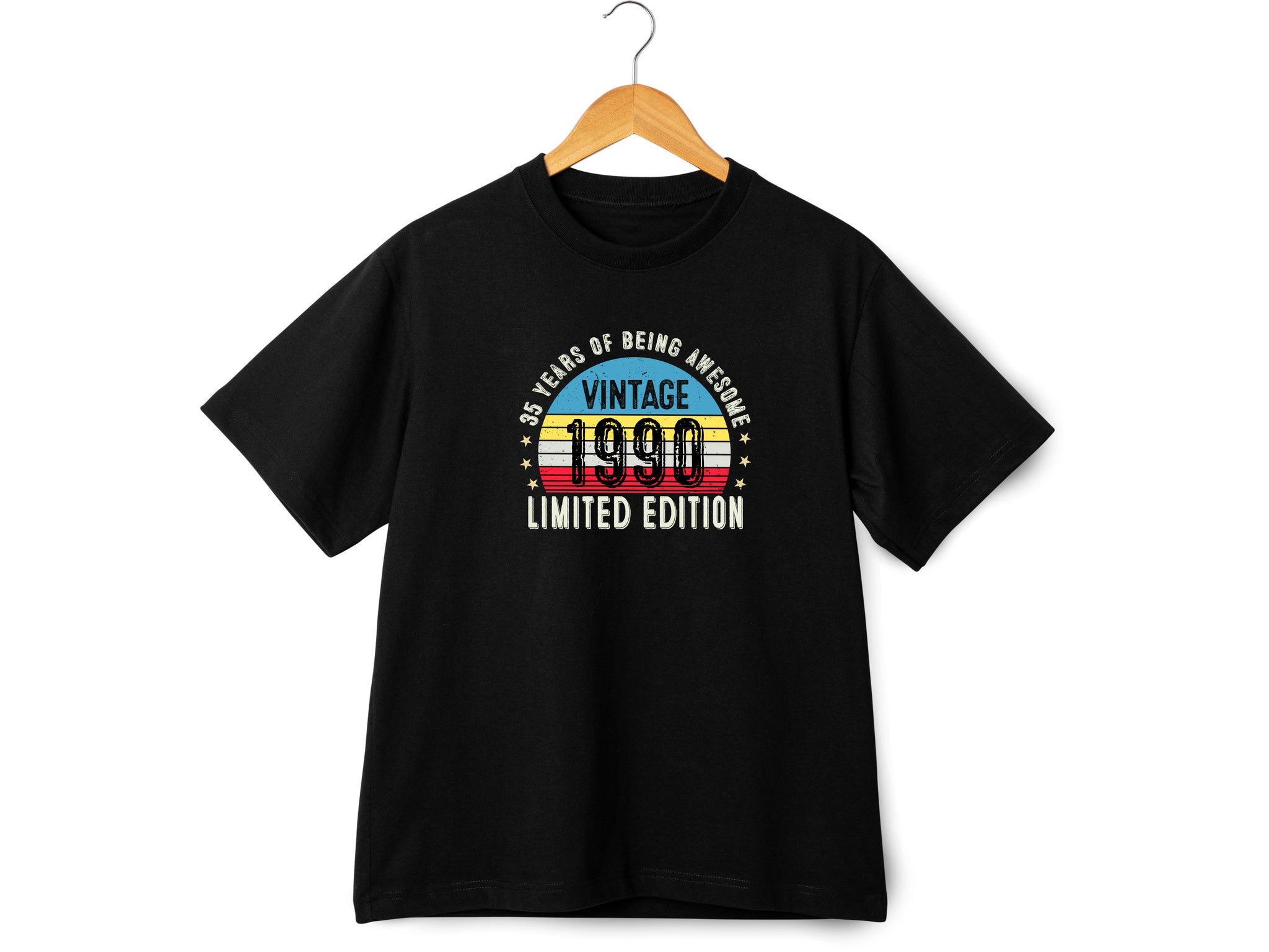1990 35th Birthday T-Shirt | Funny 35th Gifts for Him, Gifts for Him | Classic 35th T-Shirt for Men