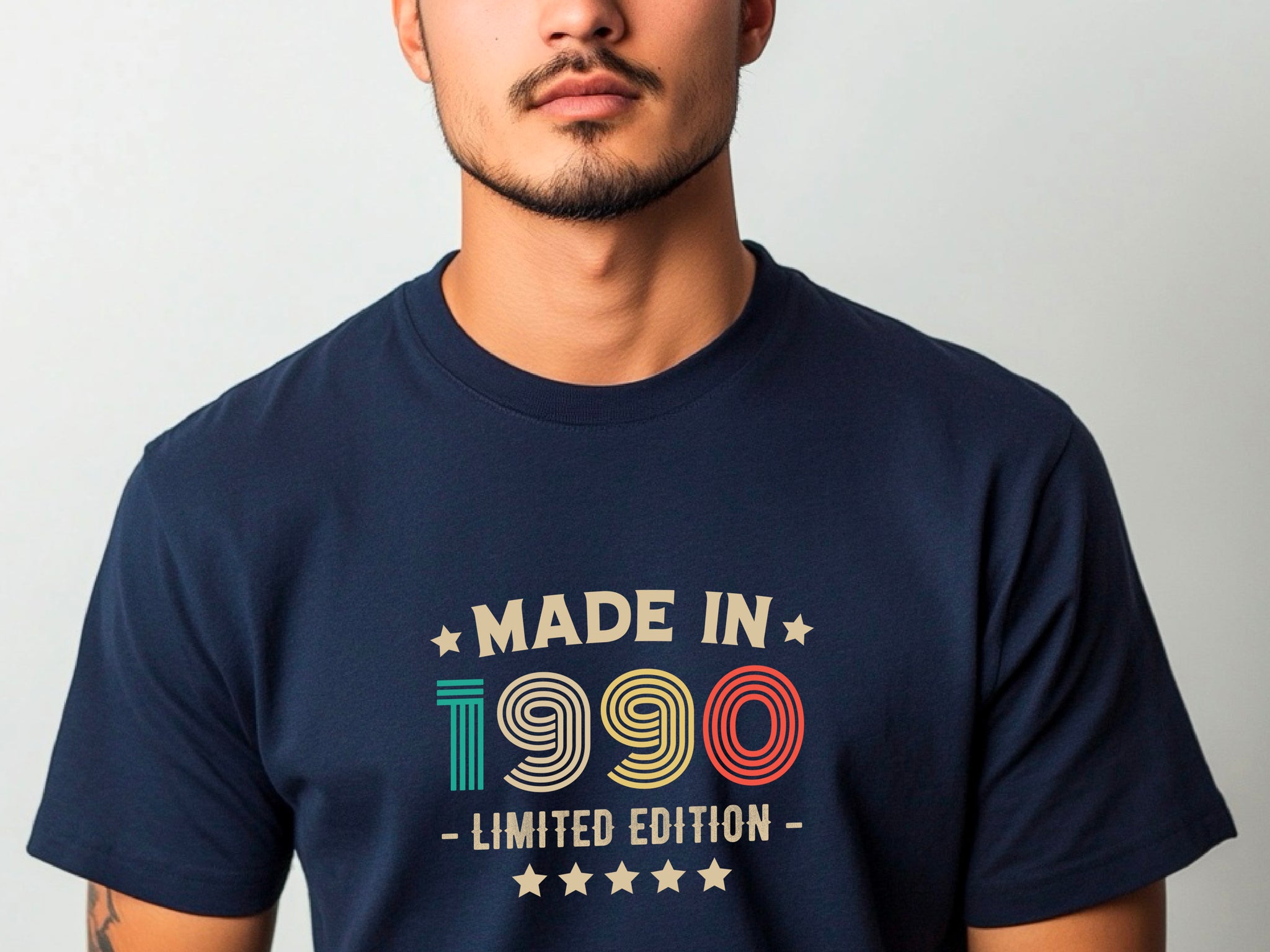 35th Birthday T-Shirt | Vintage 1990 Limited Edition | Funny 35th Gift for Men | Classic 35th Shirt for Him