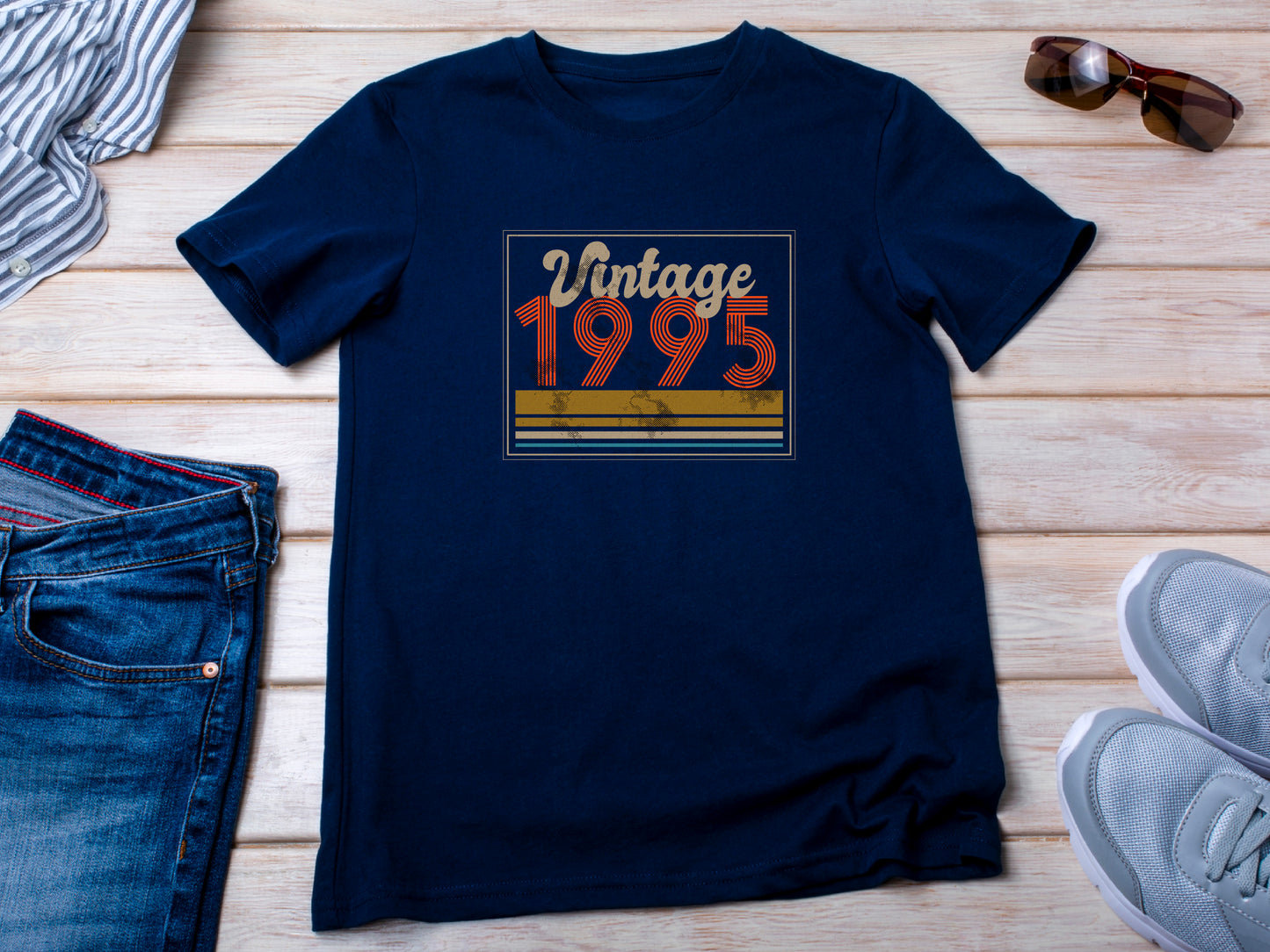 Vintage 1995 - 30th Birthday T-Shirt, PR-ET Design, Funny 30th Gift for Dad, 30th Gifts for Men