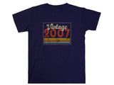 Vintage 2007 - 18th Birthday T-Shirt, Funny 18th Gift for Dad, 18th Gifts for Men, Classic 18th T-Shirt