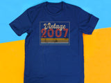 Vintage 2007 - 18th Birthday T-Shirt, Funny 18th Gift for Dad, 18th Gifts for Men, Classic 18th T-Shirt
