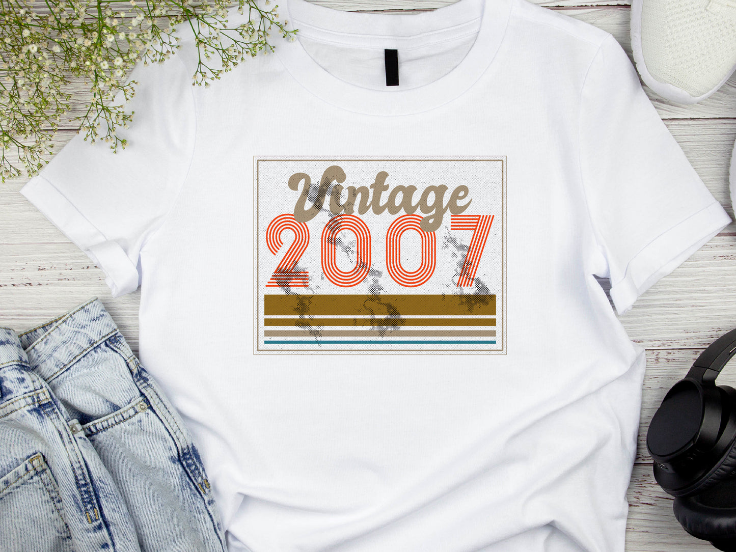 Vintage 2007 - 18th Birthday T-Shirt, Funny 18th Gift for Dad, 18th Gifts for Men, Classic 18th T-Shirt