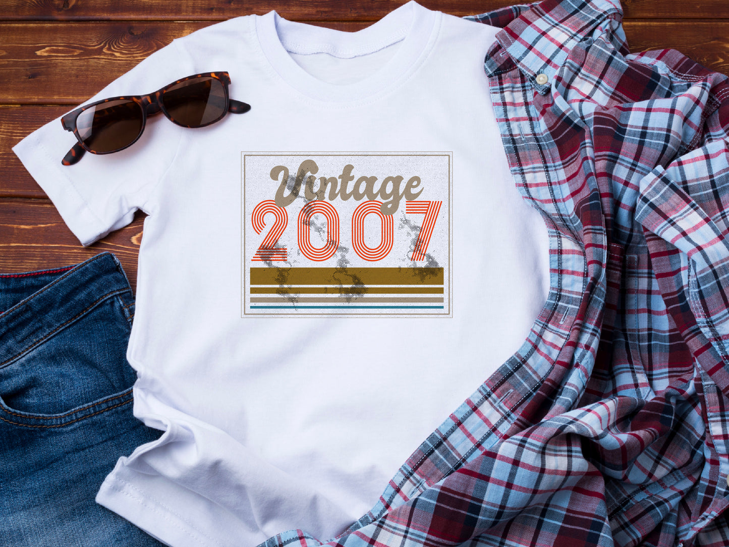 Vintage 2007 - 18th Birthday T-Shirt, Funny 18th Gift for Dad, 18th Gifts for Men, Classic 18th T-Shirt