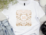 2007 18th Birthday T-Shirt, Living Legend, Perfectly Matured Classic Blend, Funny 18th Gift for Him, 18th Gifts for Men
