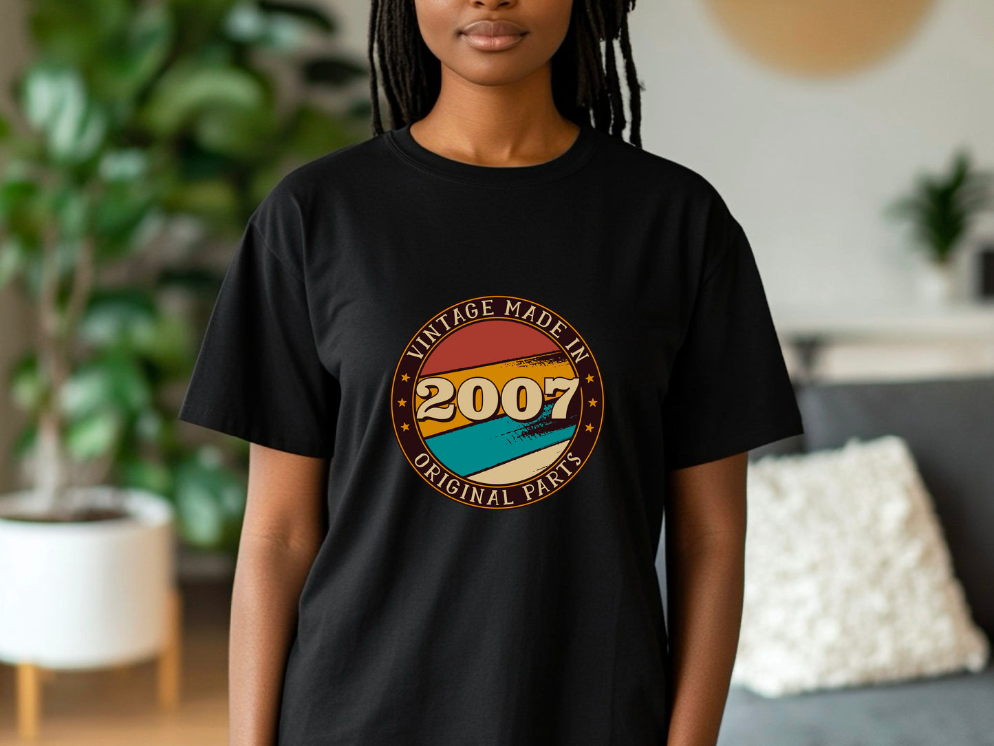 2007 18th Birthday T-Shirt, Made with Original Parts T-Shirt, Funny 18th Birthday Gift, 18th Gifts, 18th T-Shirt