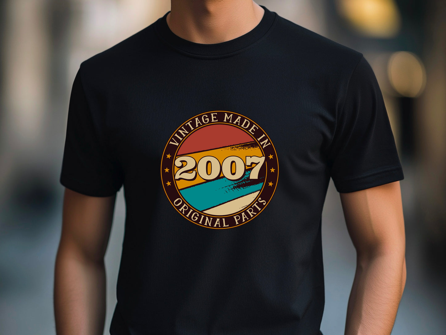 2007 18th Birthday T-Shirt, Made with Original Parts T-Shirt, Funny 18th Birthday Gift, 18th Gifts, 18th T-Shirt