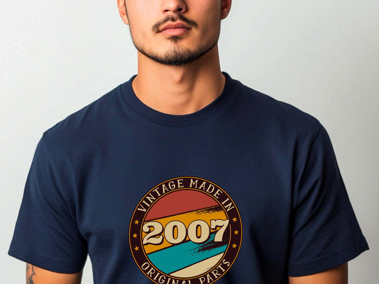 2007 18th Birthday T-Shirt, Made with Original Parts T-Shirt, Funny 18th Birthday Gift, 18th Gifts, 18th T-Shirt