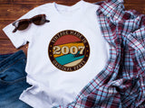 2007 18th Birthday T-Shirt, Made with Original Parts T-Shirt, Funny 18th Birthday Gift, 18th Gifts, 18th T-Shirt