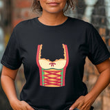 Oktoberfest Woman Costume T-Shirt, Bavarian Dirndl Style Tee, German Beer Festival Shirt, Funny Prost Shirt, Munich Party Outfit