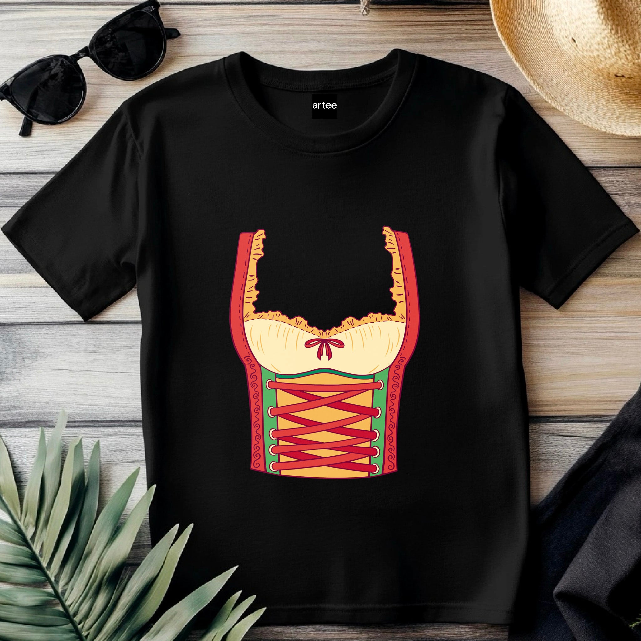 Oktoberfest Woman Costume T-Shirt, Bavarian Dirndl Style Tee, German Beer Festival Shirt, Funny Prost Shirt, Munich Party Outfit