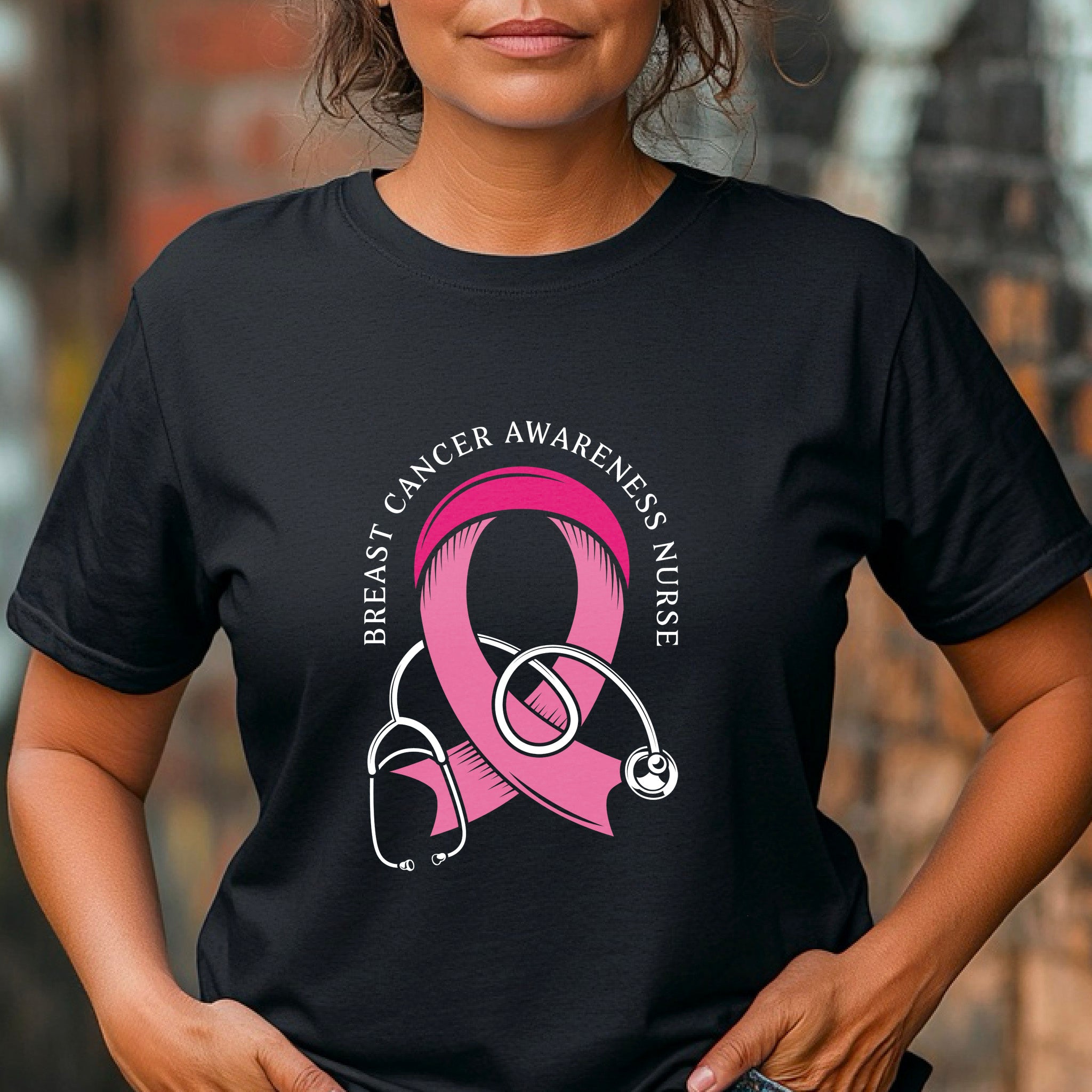 Breast Cancer Awareness Shirt, Pink Ribbon T-Shirt, Support Fighter Tee, Cancer Survivor Gift, October Awareness Shirt
