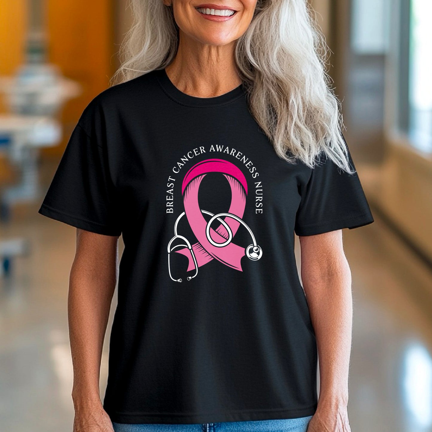 Breast Cancer Awareness Shirt, Pink Ribbon T-Shirt, Support Fighter Tee, Cancer Survivor Gift, October Awareness Shirt