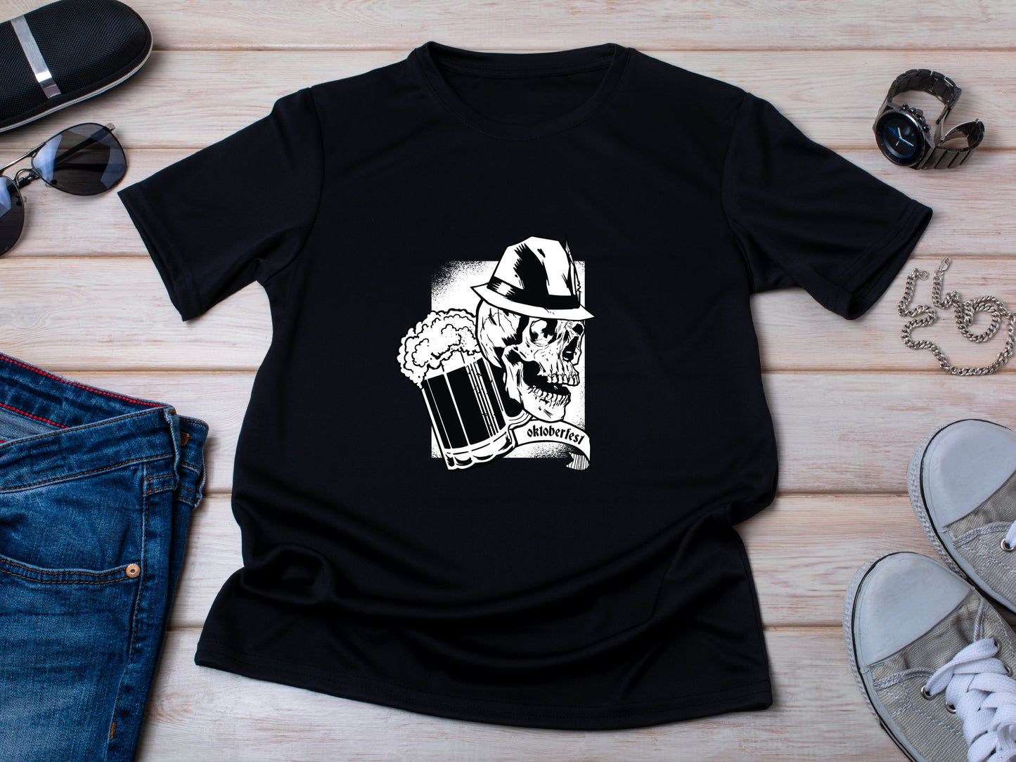 Modern Oktoberfest Shirt, Trendy Bavarian Tee for Women, Edgy Beer Festival Top, Alternative Dirndl T-Shirt, Munich Party Look