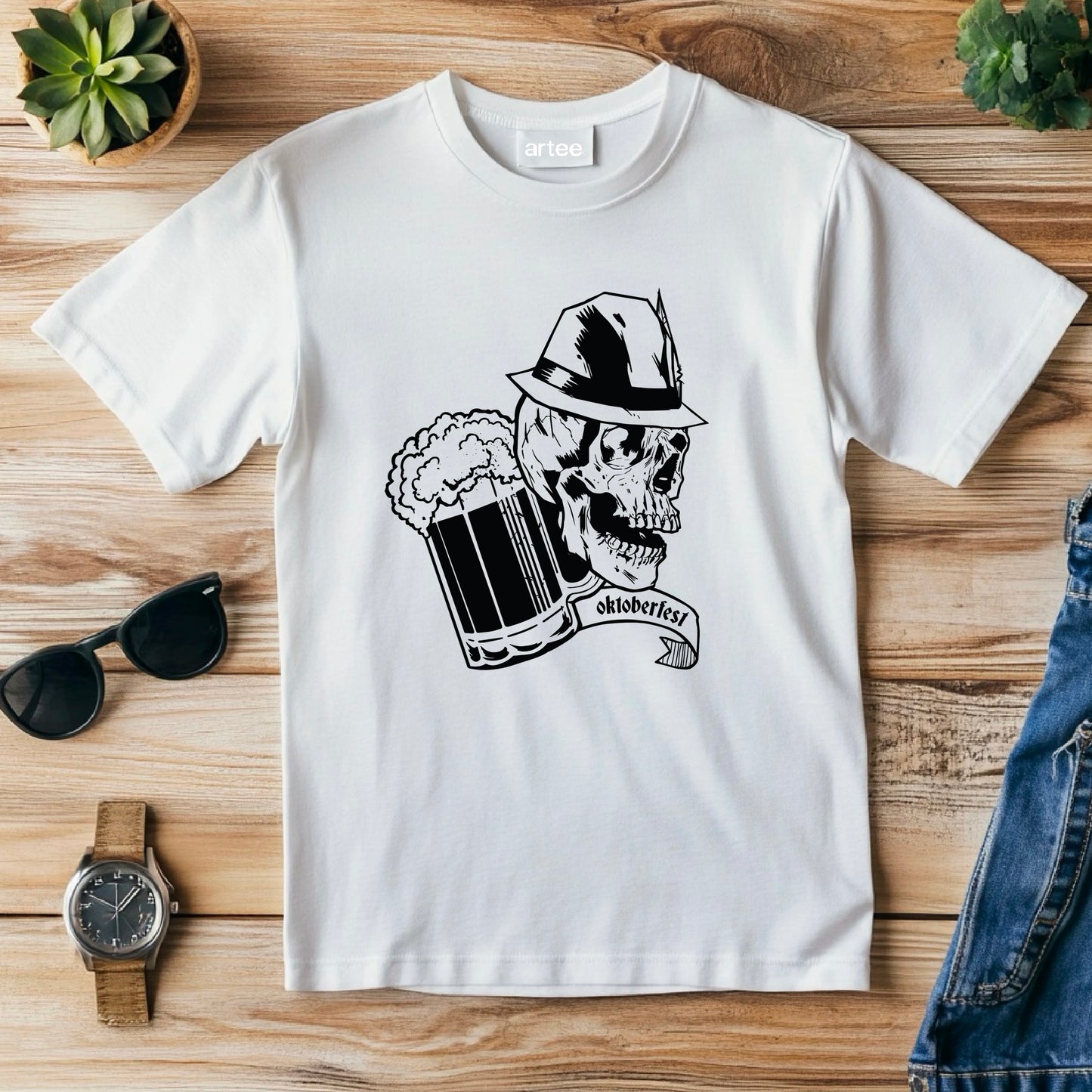Modern Oktoberfest Shirt, Trendy Bavarian Tee for Women, Edgy Beer Festival Top, Alternative Dirndl T-Shirt, Munich Party Look