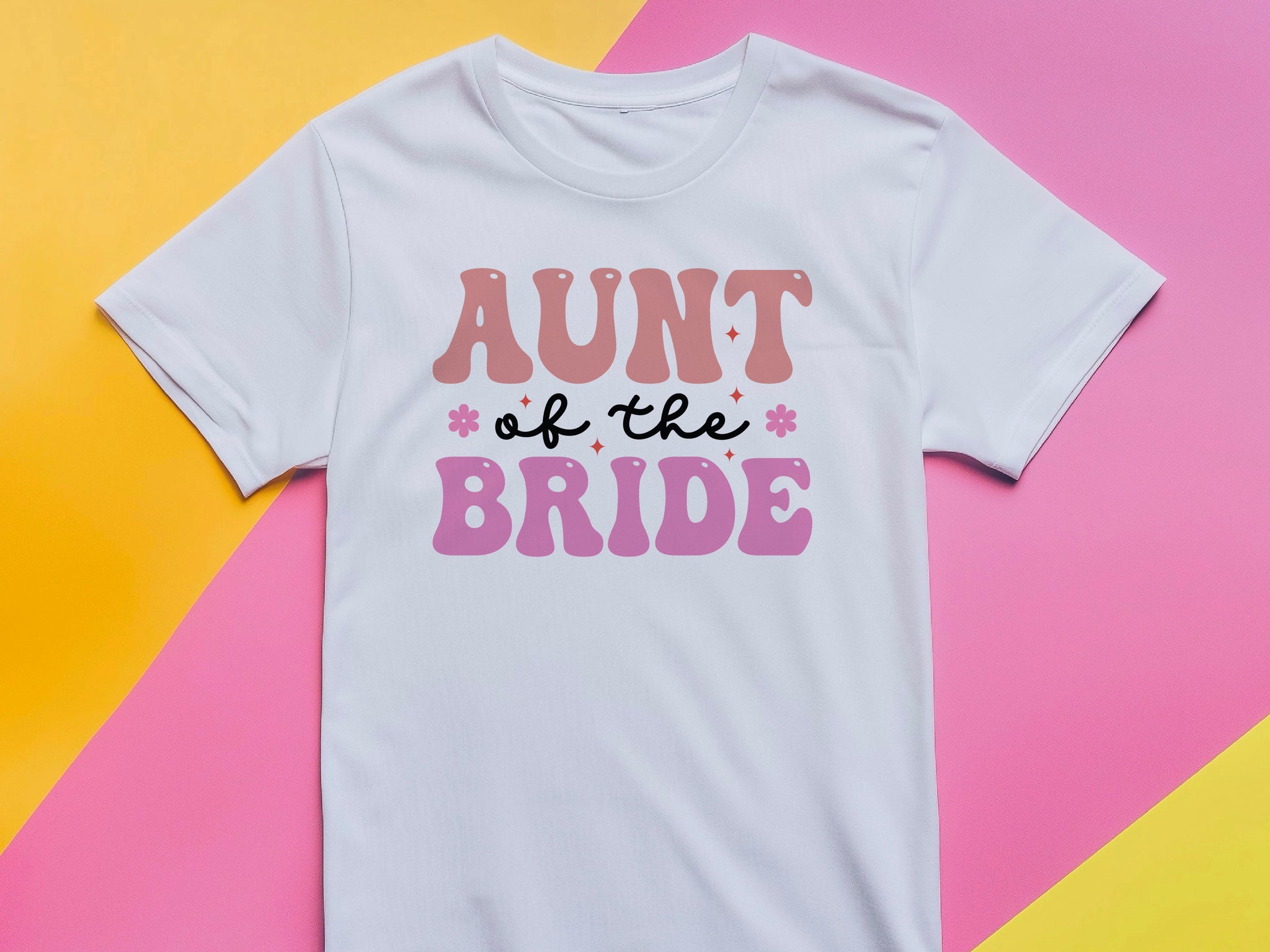 Aunt of the Bride Shirt – Wedding T-Shirt – Bridal Party Gift for Aunt – Wedding Day Tee