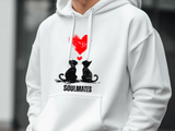 Banksy Inspired Soulmates Hoodie - Urban Street Art Love Fashion for Valentine's