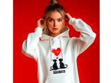 Banksy Inspired Soulmates Hoodie - Urban Street Art Love Fashion for Valentine's