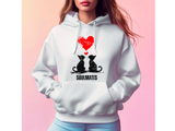 Banksy Inspired Soulmates Hoodie - Urban Street Art Love Fashion for Valentine's