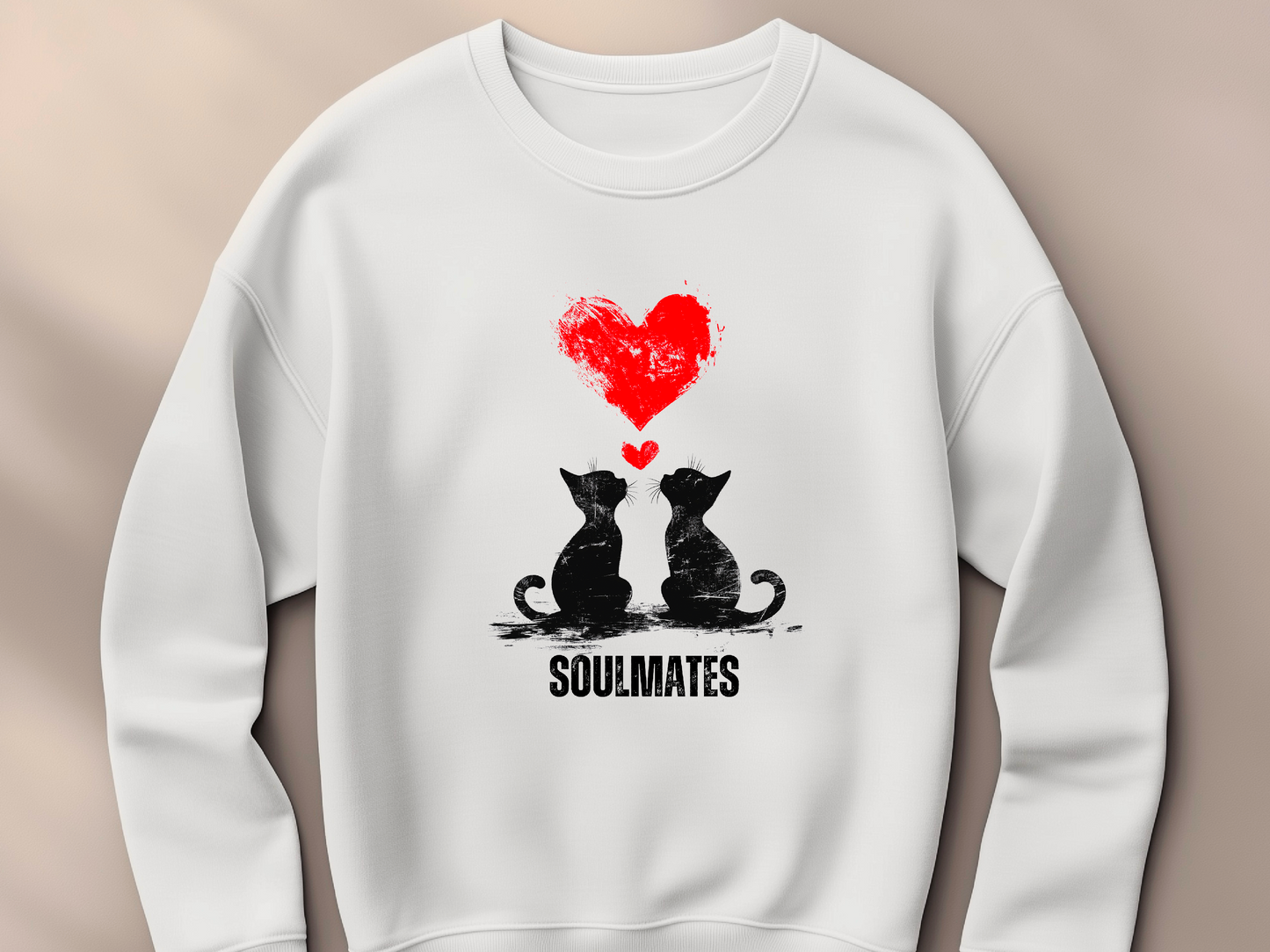 Banksy Inspired Sweatshirt | Printed Love Valentine Sweatshirt | Iconic Art Prints for Trendy Style