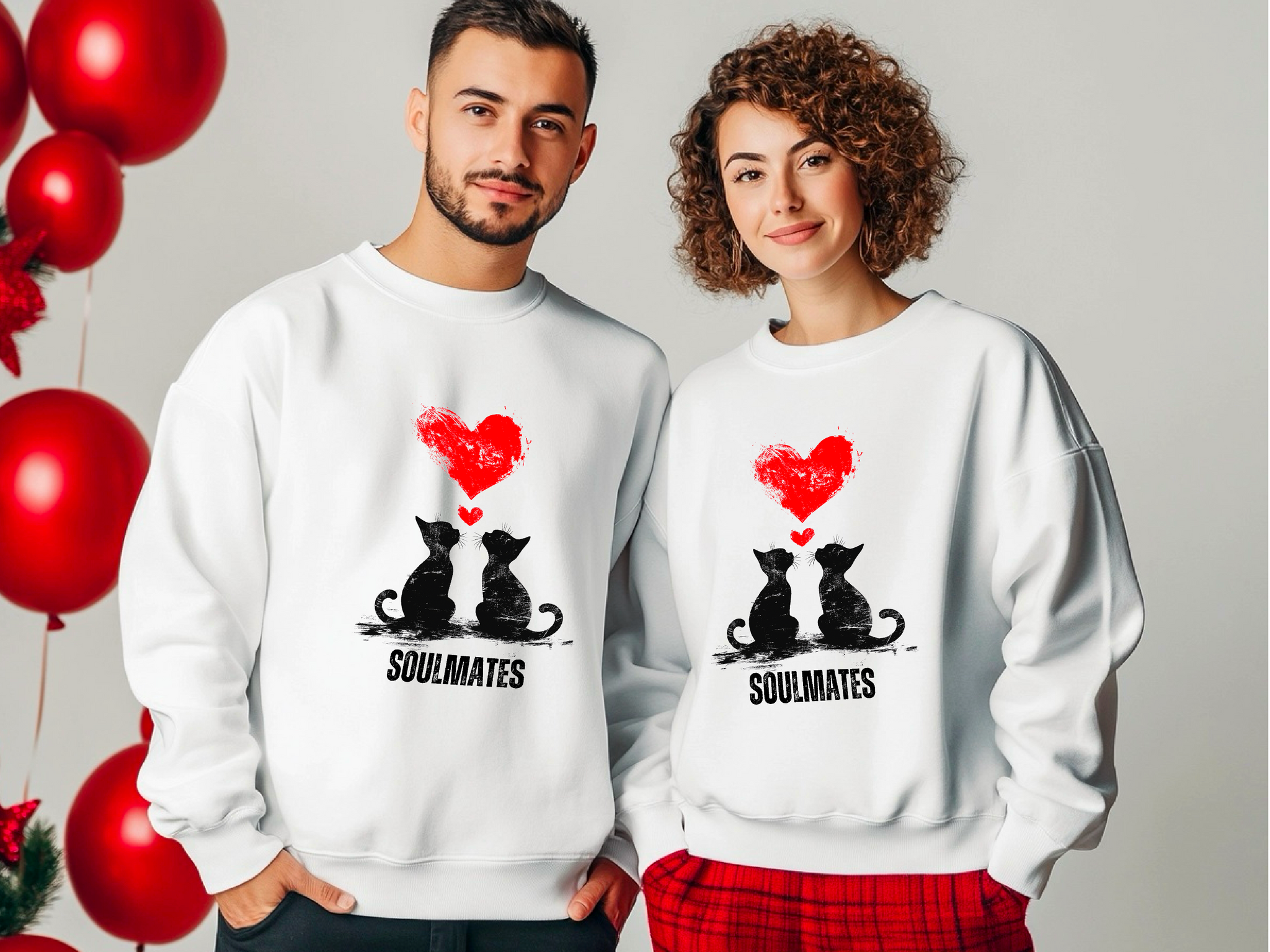 Banksy Inspired Sweatshirt | Printed Love Valentine Sweatshirt | Iconic Art Prints for Trendy Style