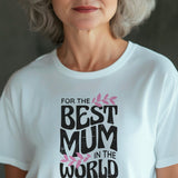 Worlds Best Mummy T Shirt, Best mummy shirt Top, Mothers day gift, gift for mum, soft cotton tee top
