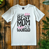 Worlds Best Mummy T Shirt, Best mummy shirt Top, Mothers day gift, gift for mum, soft cotton tee top