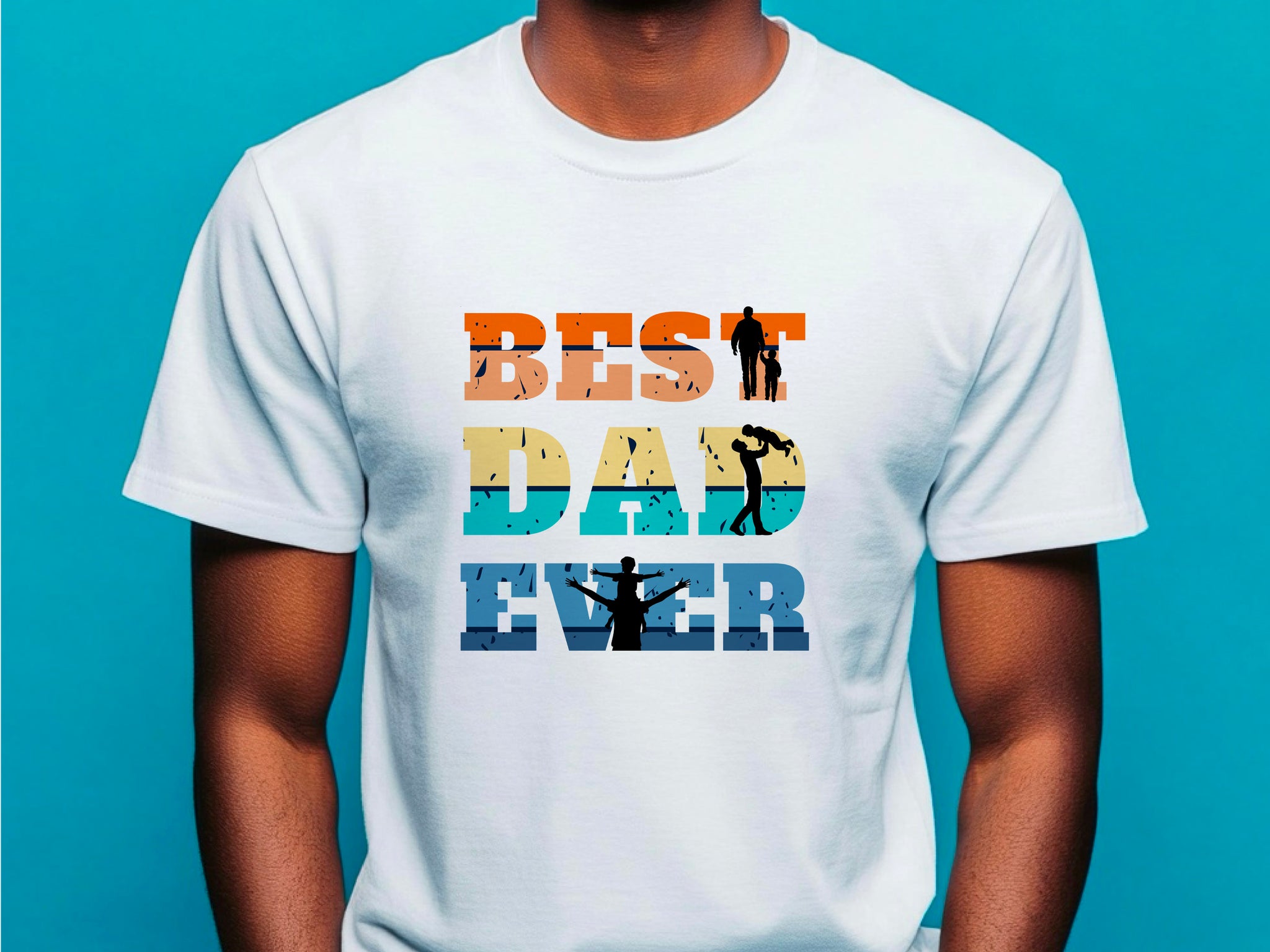 Best Dad Ever T-Shirt – Fathers Day Gift for Dad – Cool Dad Shirt – Mens Gift from Kids – Funny Father’s Day Tee – Gift for Him
