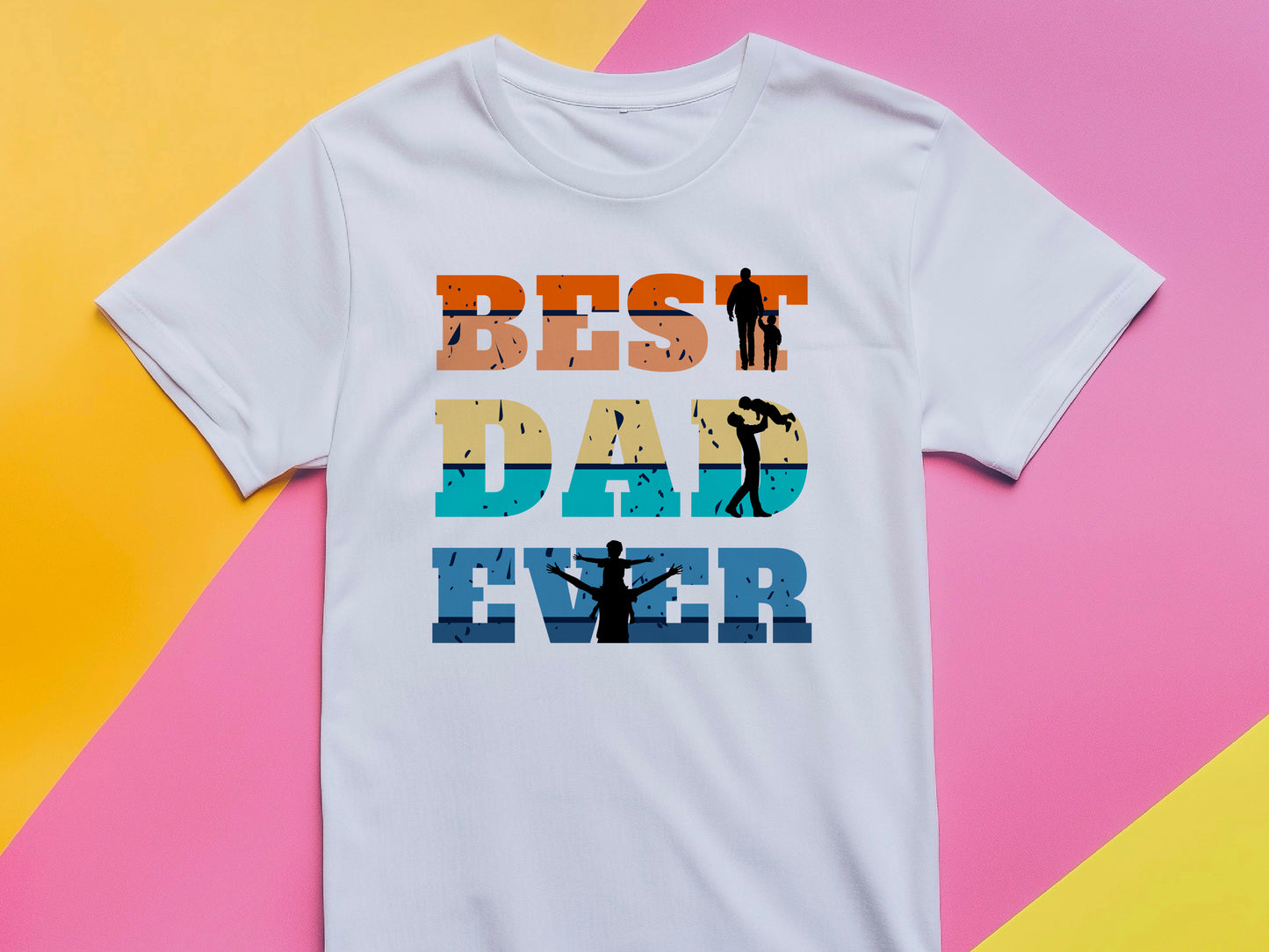 Best Dad Ever T-Shirt – Fathers Day Gift for Dad – Cool Dad Shirt – Mens Gift from Kids – Funny Father’s Day Tee – Gift for Him