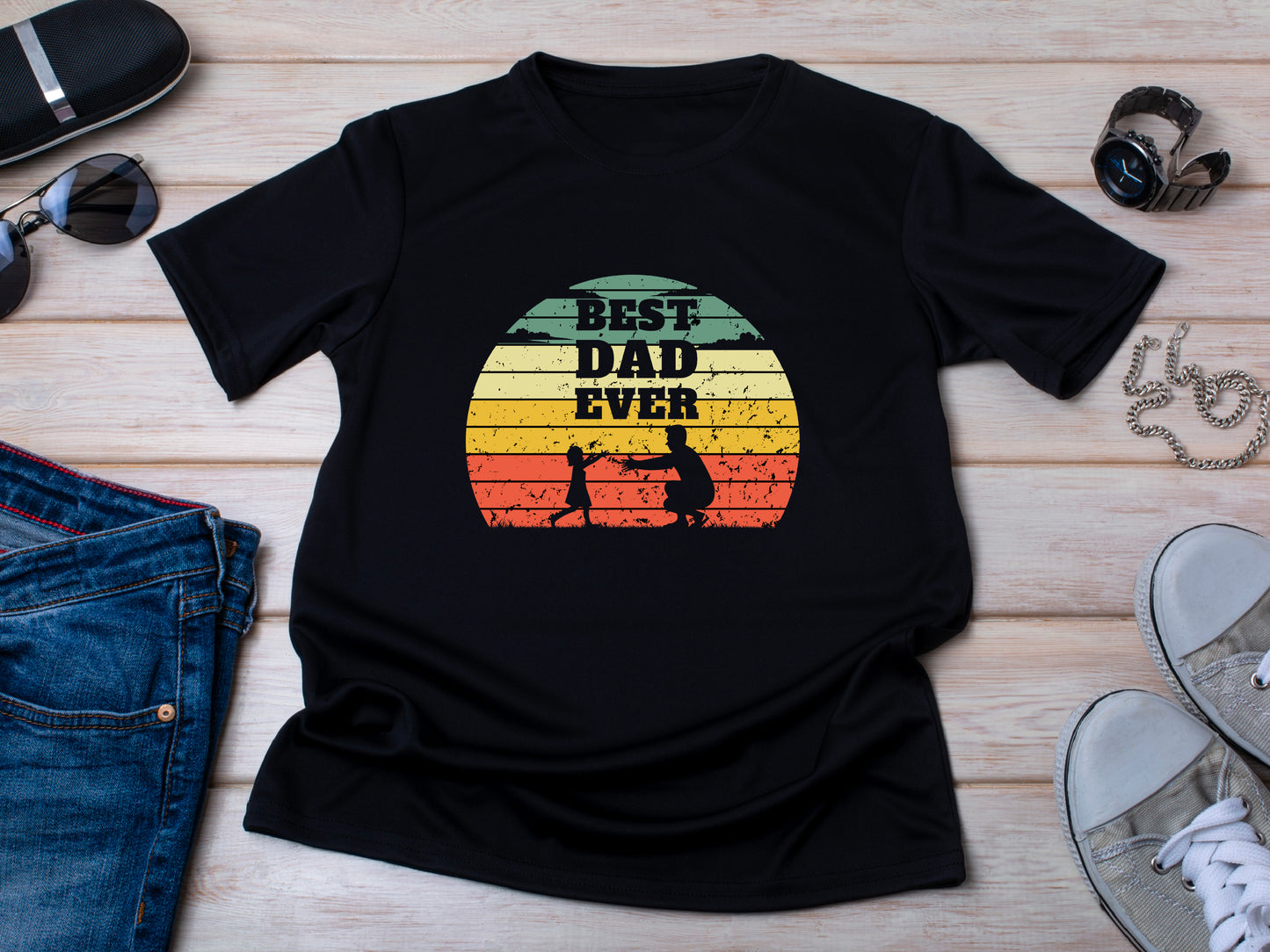 Best Dad Ever Shirt from Daughter – Fathers Day T-Shirt – Daddy Gift from Daughter – Funny Dad Tee – Gift for Him – Mens Dad Shirt