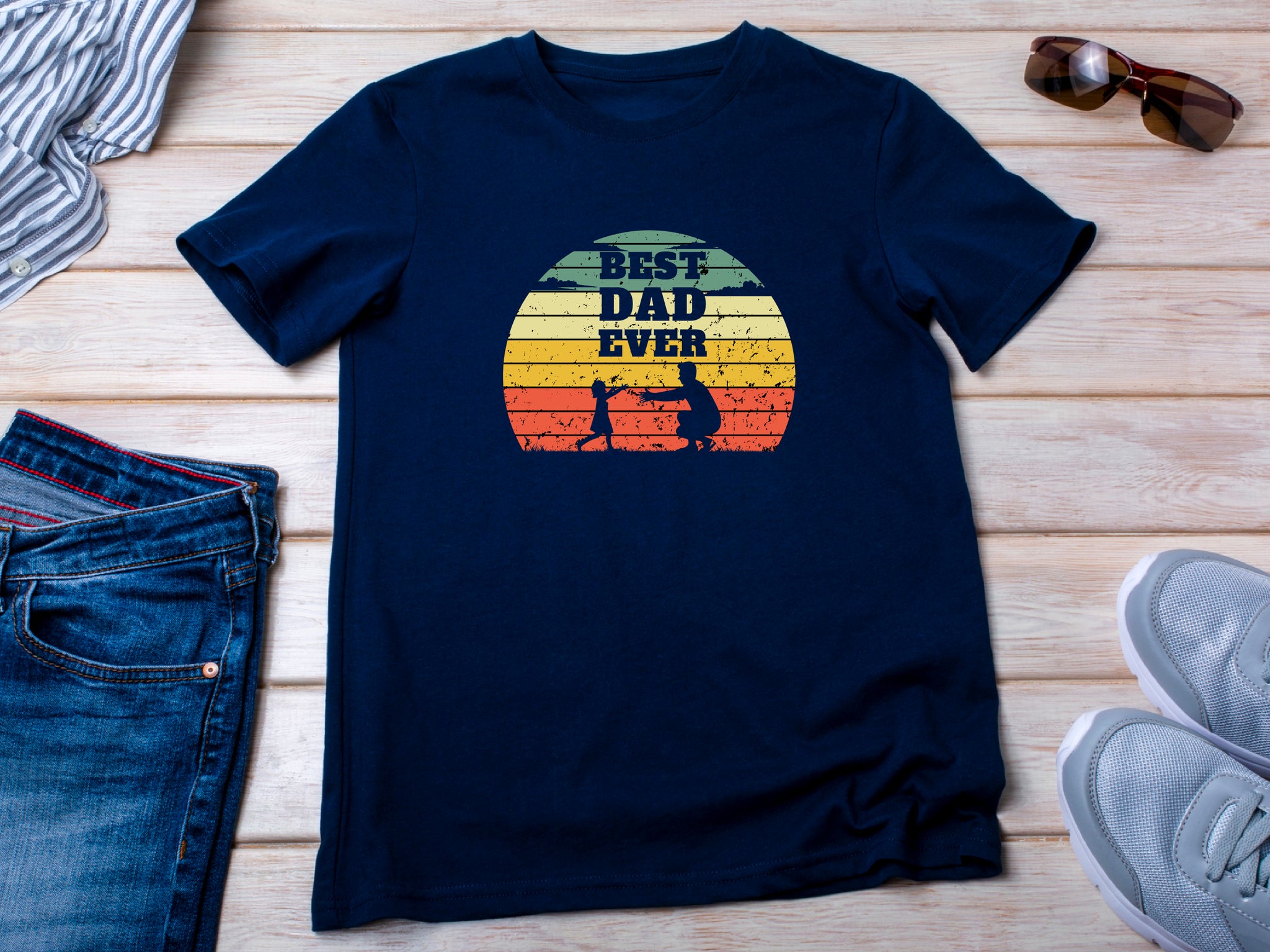 Best Dad Ever Shirt from Daughter – Fathers Day T-Shirt – Daddy Gift from Daughter – Funny Dad Tee – Gift for Him – Mens Dad Shirt