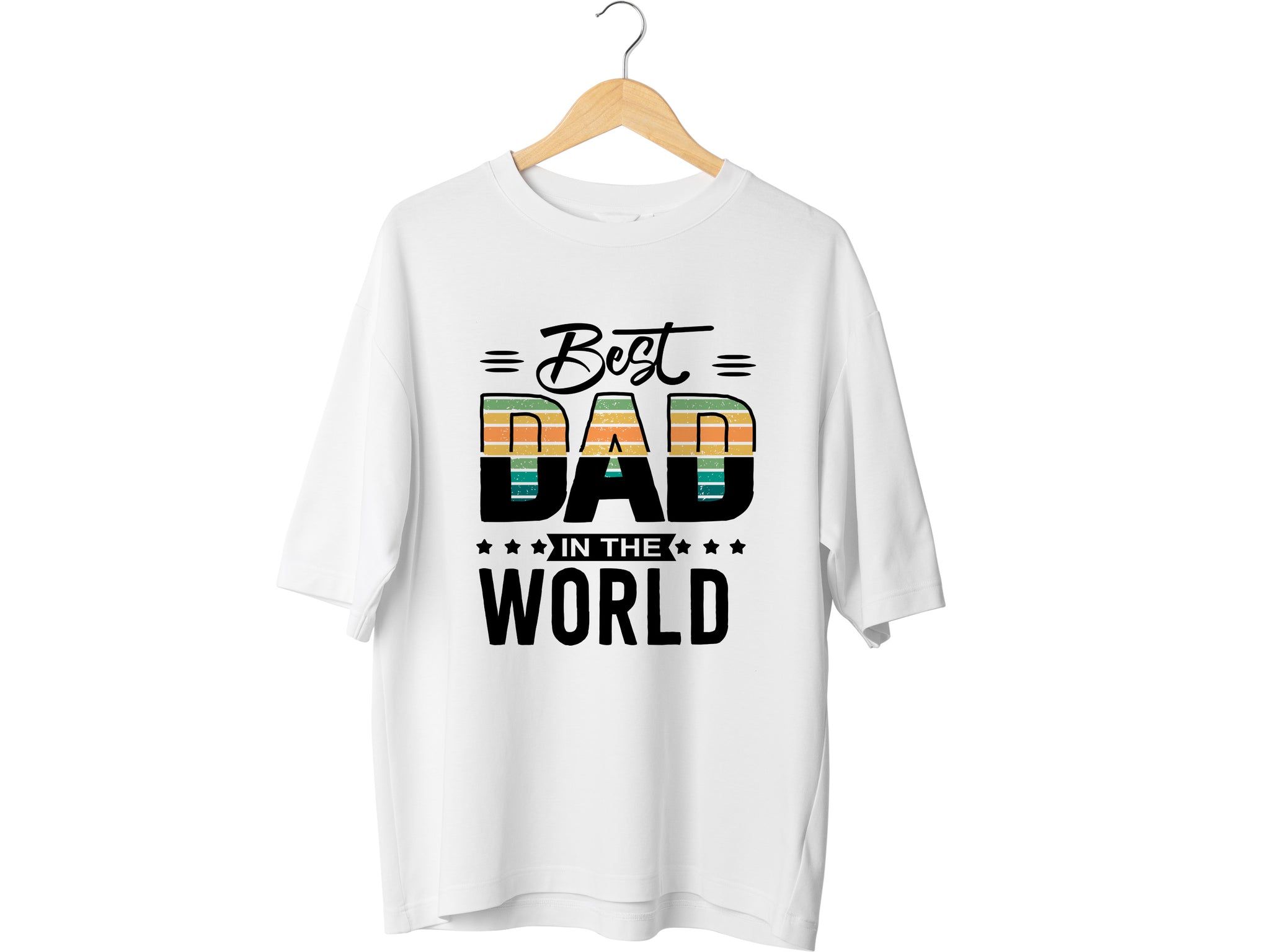 Best Dad in the World Shirt – Funny Fathers Day Gift – Dad T-Shirt from Kids – Gift for Him – Mens Daddy Tee – First Fathers Day