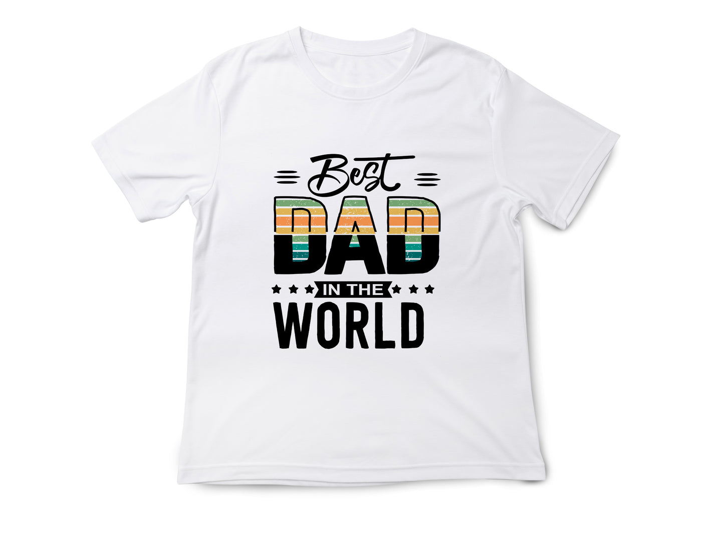 Best Dad in the World Shirt – Funny Fathers Day Gift – Dad T-Shirt from Kids – Gift for Him – Mens Daddy Tee – First Fathers Day